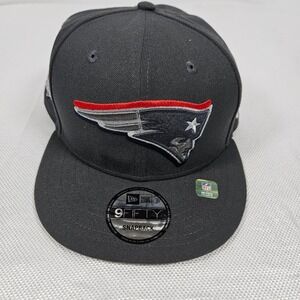 New Era 9FIFTY New England Patriots Snapback Hat Black Forever New England Patch